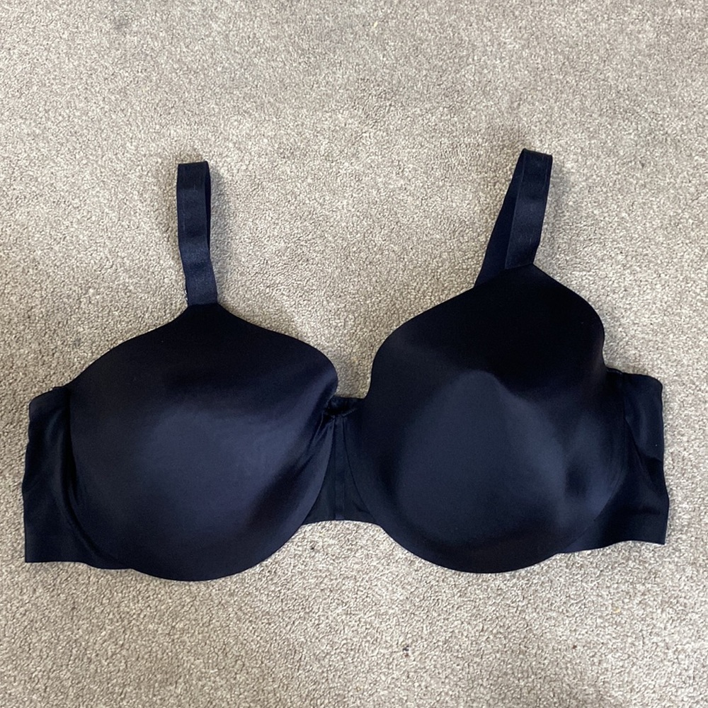 Vanity Fair Black Full Coverage Bra Size 44 DD